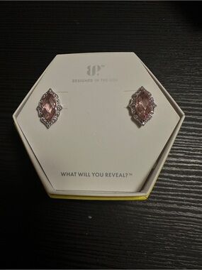 Bomb Party Original Earrings She’s Got That Boss Mindset on Rhodium Plating